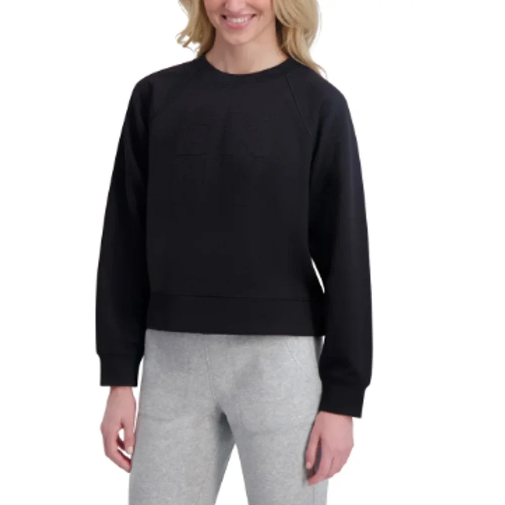 DKNY Sport Women's Embossed Logo Crewneck Sweatshirt XL